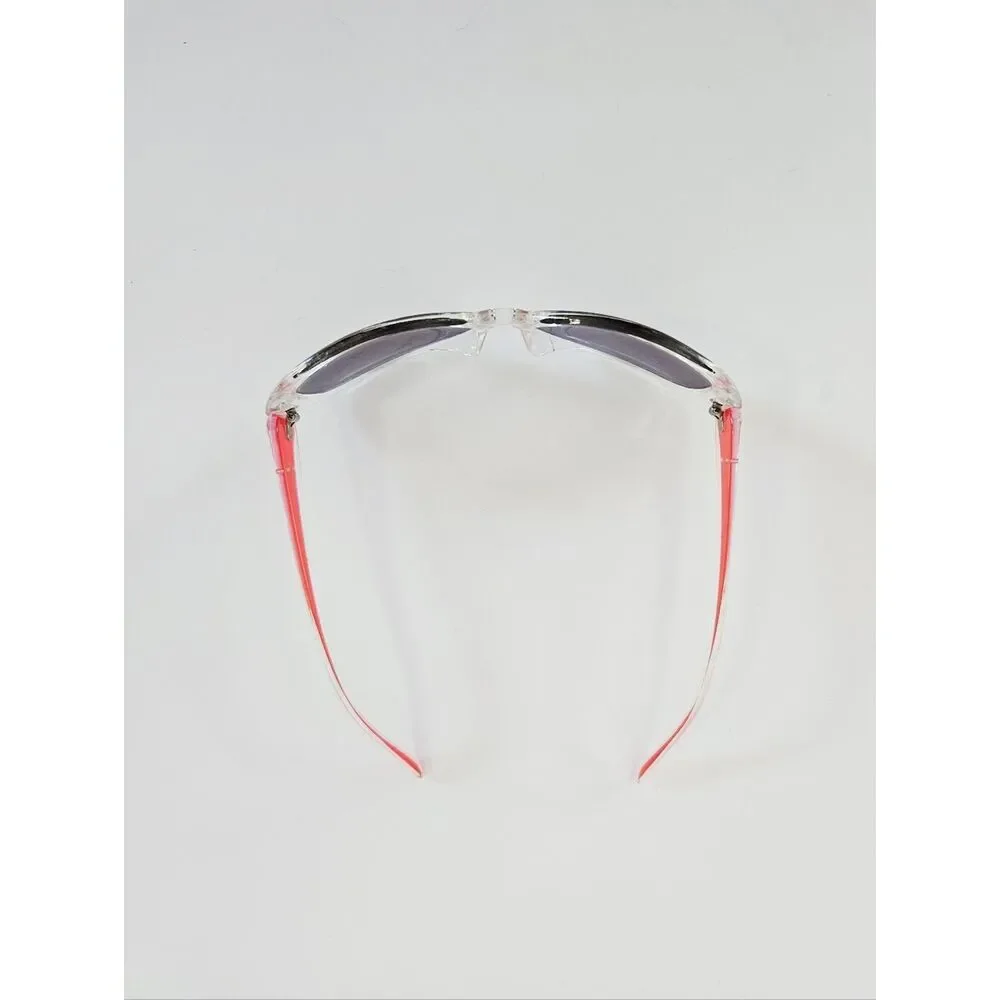 Vintage Dolce & Gabbana Wayfarer Red Large Gradient Frame Smoke Lens Sunglasses